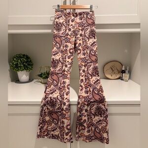 Nasty Gal Multicolor Paisley Pants